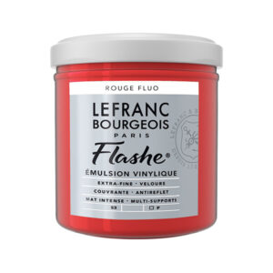 409 - Rosso Fluo S3 125 ML Acrilico Extra-Fine Flashe Lefranc Bourgeois