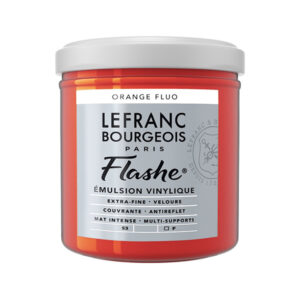 206 - Arancio Fluo S3 125 ML Acrilico Extra-Fine Flashe Lefranc Bourgeois
