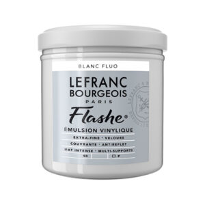 818 - Bianco Fluo S3 125 ML Acrilico Extra-Fine Flashe Lefranc Bourgeois