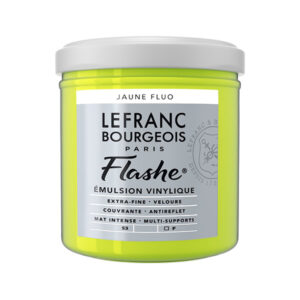 163 - Giallo Fluo S3 125 ML Acrilico Extra-Fine Flashe Lefranc Bourgeois