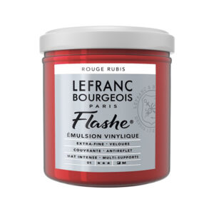 388 - Rosso Rubino S1 125 ML Acrilico Extra-Fine Flashe Lefranc Bourgeois