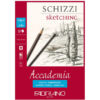 Blocco Accademia Sketching - A5, 14,8 x 21 Grana Naturale, 50 Fogli, 120 gr. Fabriano