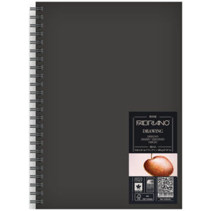 Drawing Book Spiralato Ritratto - A5, 14,8 x 21 Grana Naturale, 60 Fogli, 160 gr. Fabriano