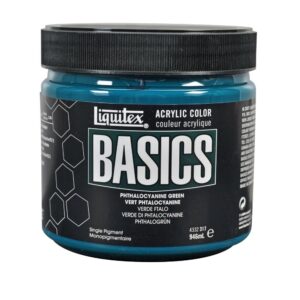 L054 - 317 - Verde di Ftalo Tonalità Verde 946 ML Colore Acrilico Liquitex Basics