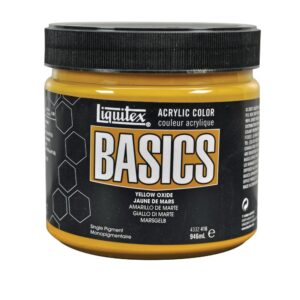 L015 - 416 - Giallo di Marte 946 ML Colore Acrilico Liquitex Basics