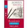 Blocco Spiralato Accademia Sketching - A4, 21 x 29,7 Grana Naturale, 50 Fogli, 120 gr. Fabriano