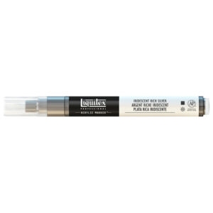 239 - Argento ricco iridiscente 2 mm Acrilici Paint Marker Liquitex