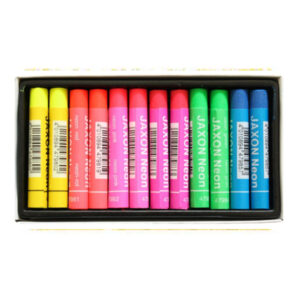 Confezione Neon 12 pz. - 11 mm Pastelli a Olio Jaxon