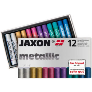 Confezione Metallic 12 pz. - 11 mm Pastelli a Olio Jaxon