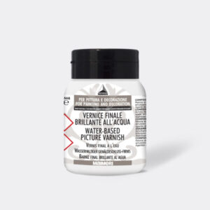 Vernice finale Brillante all'acqua Maimeri 500 ML