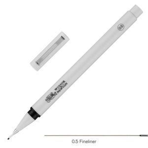 Pennini Fineliner Nero punta 0,5 mm Winsor e Newton