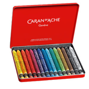 315 - Confezione Metallo 15 pz. Pastelli Caran d'Ache Neocolor II