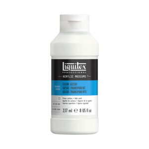 Gesso acrilico trasparente Liquitex, 237 ML