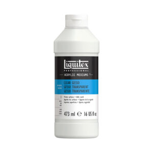 Gesso acrilico trasparente Liquitex, 473 ML
