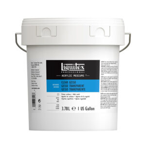 Gesso acrilico trasparente Liquitex, 3.78 LT