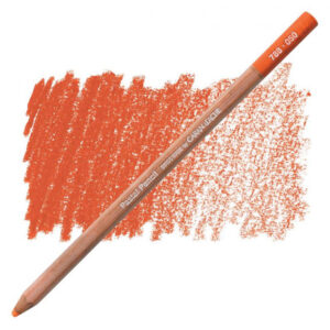 050 - Rosso Arancio Matita Gessosa Pastel Pencil Caran d'Ache