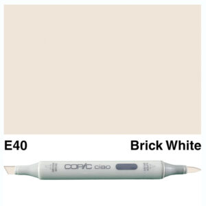 Marker Ciao Copic "E40" - Brick White