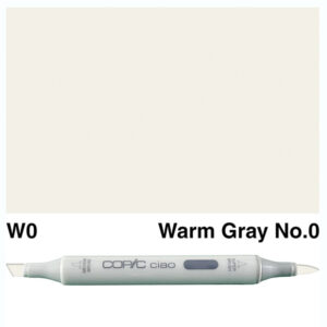 Marker Ciao Copic "W0" - Warm Gray No. 0