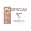 Blocco Ingres Pastel - 24 x 32 cm, Fogli 12, 130 gr - colori assortiti Clairefontaine