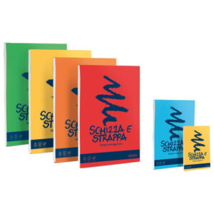 Blocco Collato Schizza e Strappa A5 Gr.55, ff.150 Favini