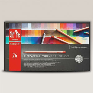 Confezione Matite 76 Colori più 2 Blender Luminence 6901 Caran d'Ache