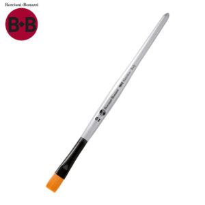 Pennello Serie 901 Piatto Sintetico Oro M.C. N. 00 Borciani e Bonazzi