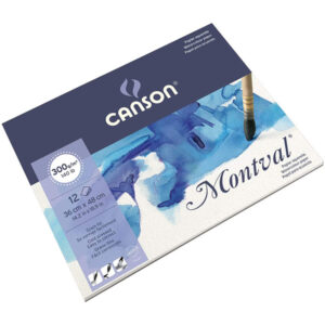 Blocco Montval 36 x 48 cm, Grana Fine, 12 Fogli Canson