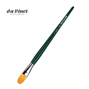 Pennello Nova Serie 1875 a lingua di gatto Nova, fibra sintetica dorata N. 4 Da Vinci