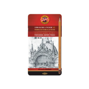 Koh-i-Noor Matite H1500 Art 8B/2H, conf. 12 pz.