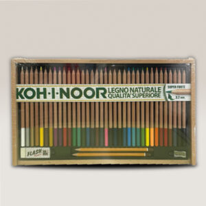 Cassetta in Legno Natural FSC 36 colori più accessori Koh-I-Noor