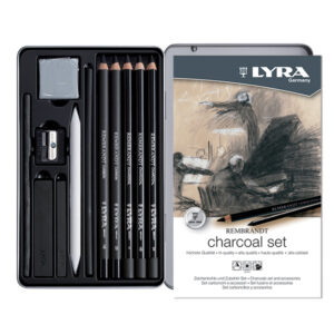 Confezione Metallo Charcoal Set 12 Pz. Lyra