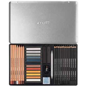 Confezione Metallo Sketching Set 35 Pz. Lyra