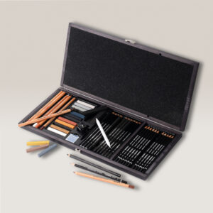 Cassetta Legno Monocrome Drawing 47 Pz Lyra