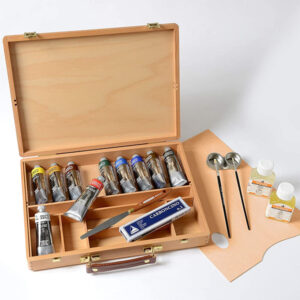 Cassetta Studio in Faggio Colori Olio Classico Maimeri