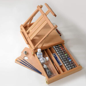 Cassetta Cavalletto con Cassetto più Accessori Acrilico Polycolor Maimeri