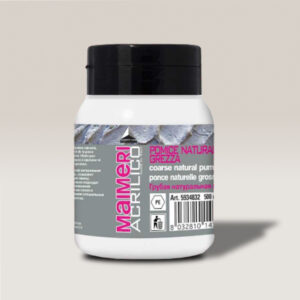 832 - Medium Pomice Naturale Grezza 500 ML Ausiliari Acrilico Maimeri