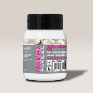 833 - Medium Pomice Naturale Fine 500 ML Ausiliari Acrilico Maimeri