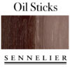 202 - Burnt Umber Pastelli Olio - Oil Sticks Sennelier