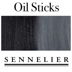755 - Ivory Black Pastelli Olio - Oil Sticks Sennelier
