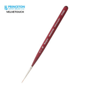 Pennello Serie P3950 Velvetouch Sintetico Liner Monogramma, Manico corto N. 20/0 - Princeton