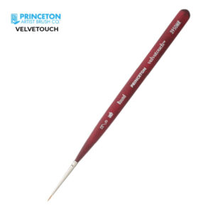 Pennello Serie P3950 Velvetouch Sintetico Tondo, Manico corto N. 12/0 - Princeton
