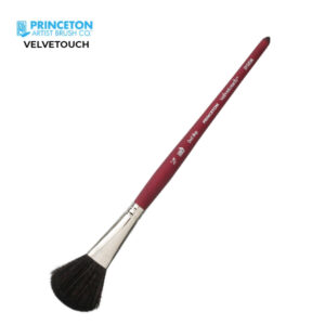 Pennello Serie P3950 Velvetouch Sintetico Bombasino Ovale, Manico corto N. 1/2'' - Princeton
