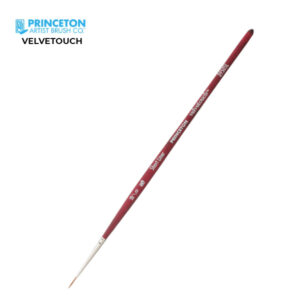 Pennello Serie P3950 Velvetouch Sintetico Liner Corto, Manico corto N. 18/0 - Princeton