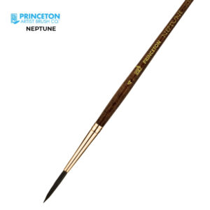 Pennello Neptune Serie 4750 Sintetico Liner Lungo, Manico corto N. 4 - Princeton