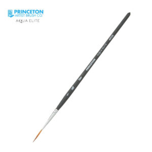 Pennello Aqua Elite Serie P4850 Sintetico Liner, Manico corto N. 1 - Princeton
