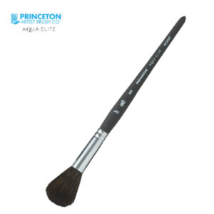 Pennello Aqua Elite Serie P4850 Sintetico Bombasino, Manico corto N. 3/4 - Princeton