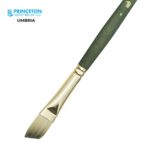 Pennello Serie P6200 Umbria Sintetico Angolare Corto, Manico lungo N. 8 - Princeton