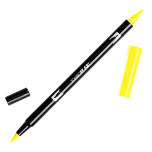 055 - process yellow - Pennarelli Dual Brush Tombow ABT