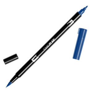 528 - navy blue - Pennarelli Dual Brush Tombow ABT