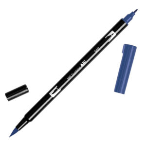 569 - jet blue - Pennarelli Dual Brush Tombow ABT